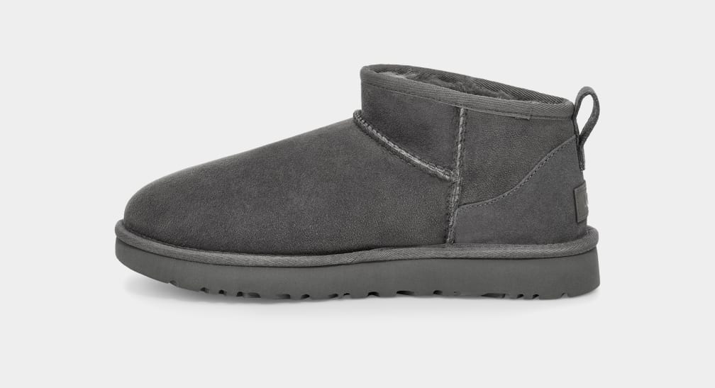 Grey Ugg Classic Ultra Mini Women Boots | 731685-DRG