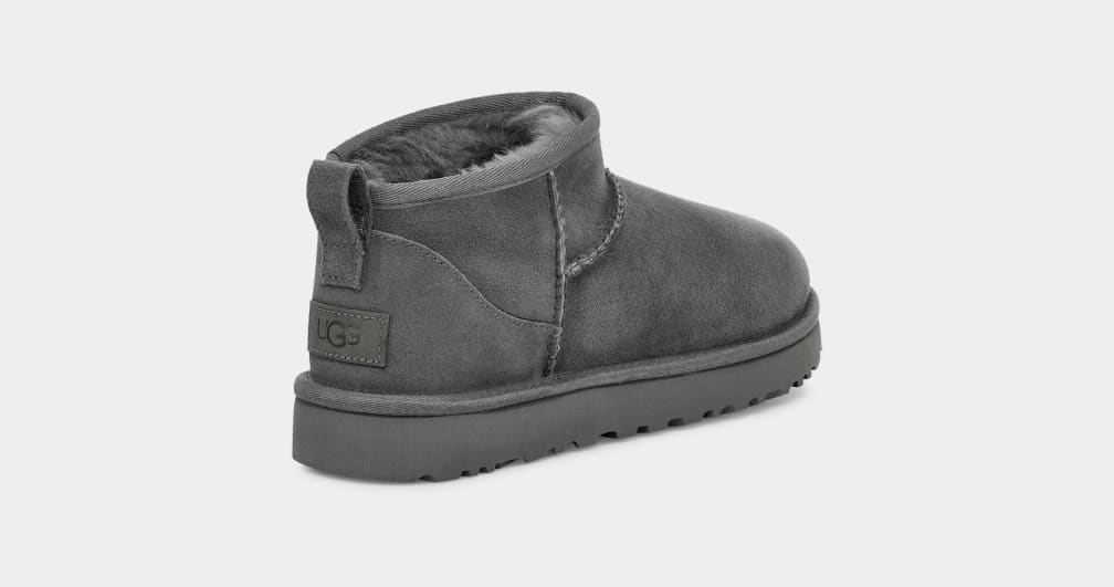 Grey Ugg Classic Ultra Mini Women Boots | 731685-DRG
